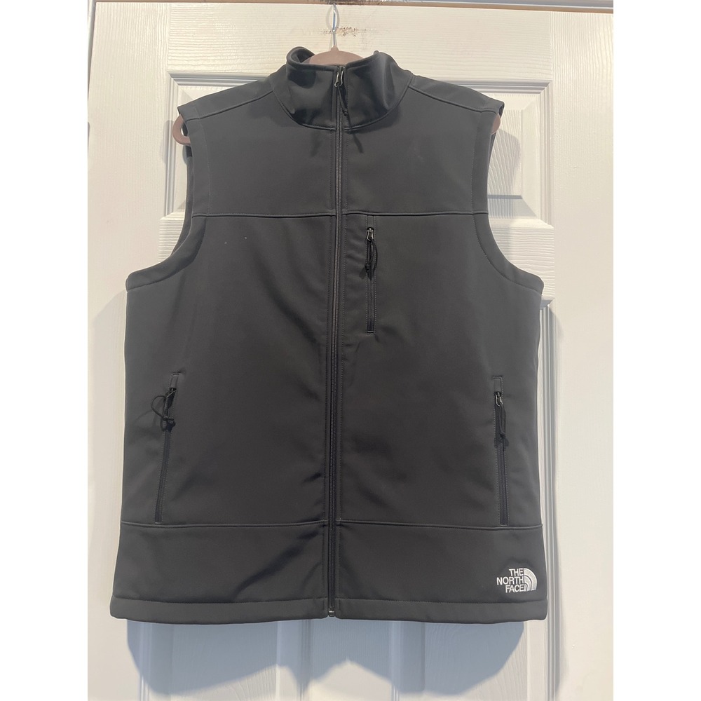 The North Face Mens Apex Bionic Softshell Vest Dark Gray Large Windproof Hiking